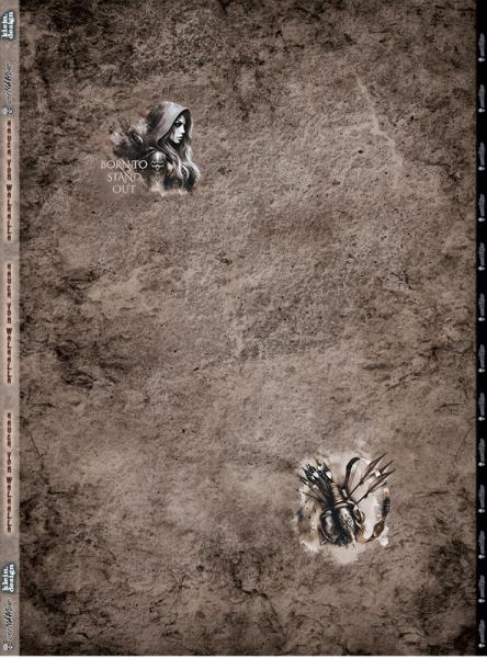 Hauch von Walhalla - 2m Panel - French Terry mit Schriftzug